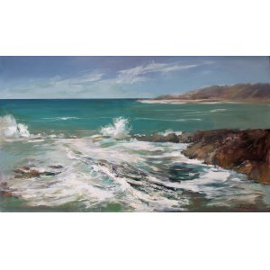 Henadzy Havartsou, Conversazione di onde e rocce, 2025