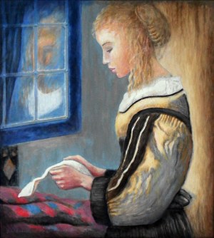 Bohdan Wincenty Łoboda, Mrs. Vermeer's mail and selfie, 2025