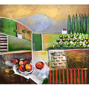Laura Lis, Breakfast with Cézanne in Tuscany, 2025