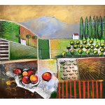 Laura Lis, Śniadanie z Cézanne’em w Toskanii, 2025