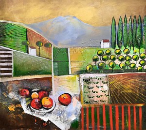 Laura Lis, Śniadanie z Cézanne’em w Toskanii, 2025