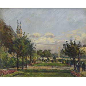 STEFAN DOMARADZKI (1897-1983), Paríž - záhrady, 1929