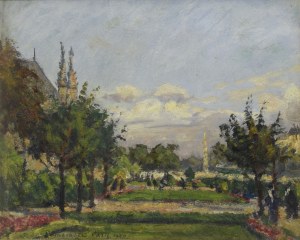 STEFAN DOMARADZKI (1897-1983), Paryż - Ogrody, 1929