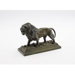 Walking lion - cabinet figure
