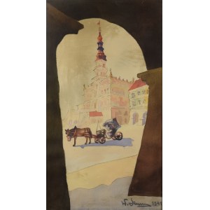 WŁODZIMIERZ SZUM (1908-1995), Zamość, 1941