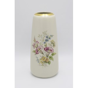Vase with floral decoration