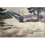 Alfred Swieykowski (1869-1953), Paysage de Haute-Savoie