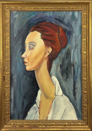 Amedeo Modigliani (1884-1920), Portret Luni Czechowskiej (after)