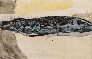 Piotr Potworowski (1898-1962), Martwa natura z rybą, ok. 1950