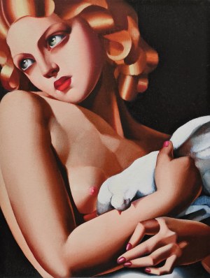 Tamara Łempicka (1898-1980), Kobieta z gołębiem