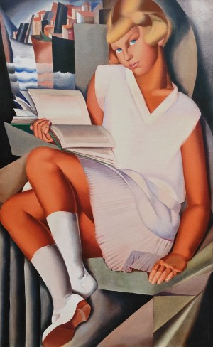 Tamara Łempicka (1898-1980), Kizette w różowej sukience
