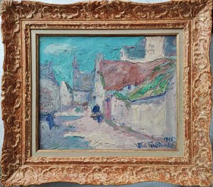 Włodzimierz Terlikowski (1873-1951), Ulica w bretońskiej wiosce, 1916