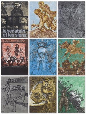 Jan Lebenstein (1930-1999), Lebenstein et les siens (8 litografii), 1972