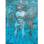 Jan Lebenstein (1930-1999), Lebenstein et les siens (8 lithographs), 1972