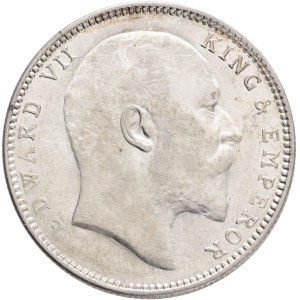 Britisch India EDWARD VII. 1901-1910 1 Rupee 1907
