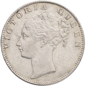 Britisch India VICTORIA 1837-1901 1 Rupee 1840, small diamonds