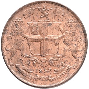 Britisch India VICTORIA 1837-1901 1/4 Anna 1858