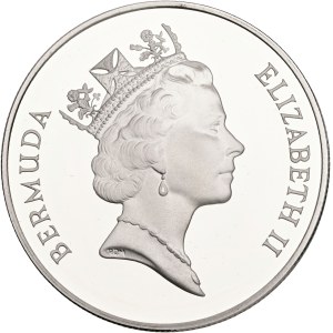 ELIZABETH II. 1973-2022, 1 Dollar 1992, 1992 Olympics