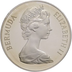 ELIZABETH II. 1952-2022, 1 Dollar 1981, Royal Wedding; Silver Proof Issue