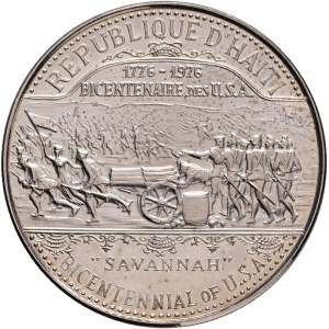Second Republic 1957-1986, 25 Gourdes 1974, Bicentenary of the United States