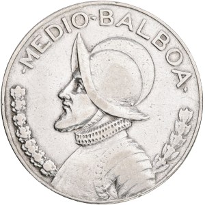Republic 1903-date, 1/2 Balboa 1930