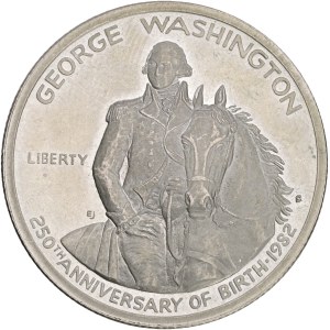 Federal Republik 1776-date,1/2 Dollar George Washington 1982 S San Francisco