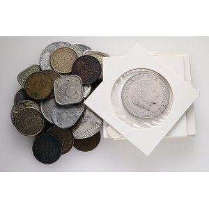 Netherlands Kingdom Lot 36 coins from from 1 cent to 2 Gulden 1940 -date