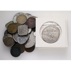 Netherlands Kingdom Lot 36 coins from from 1 cent to 2 Gulden 1940 -date
