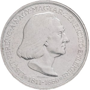 NICOLAS HORTHY 1920-1944 2 Pengö 1935, Death of Liszt
