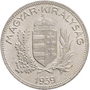 NICOLAS HORTHY 1920-1944, 1 Pengö 1939 BP