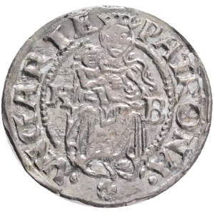 FERDINAND I. 1526-1564, 1 Denier 1539 KB , Curved Shield, Madonna