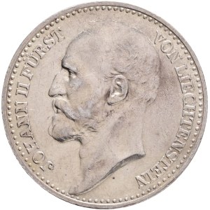 JOHANN II. 1858-1929, 1 Krone 1904