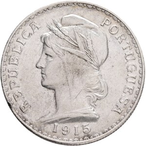 First Republic 1910-1926, 1 Escudo 1915 , Lisbon