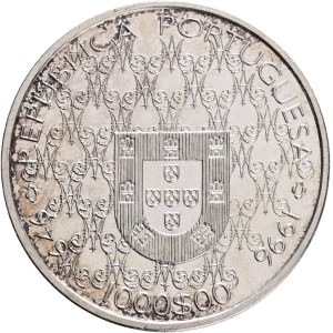 Third Republic, 1000 Escudos 1996 INCM, Our Lady of Conception; Proof issue