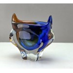 Decorative glass designed by Josef Hospodka - Czechoslovakia - 1970s