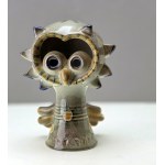Owl ceramic figurine Keramia Znojmo Czechoslovakia 70 