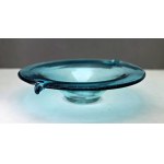 Železný Brod - Turquoise and azure platter from the 1950s/60s