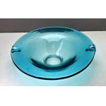 Železný Brod - Turquoise and azure platter from the 1950s/60s