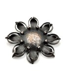 Metalwork - brooch in the form of a flower - communist period
