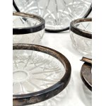 Hefra crystal platter set - [ Communist period ].