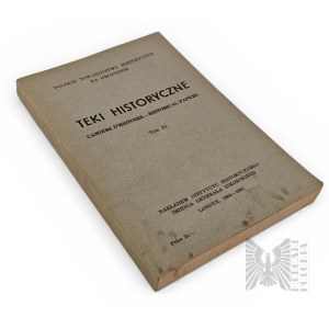 PSZnZ/Emigration Book Historical portfolios Cahiers D'histoire-Historical Papers Volume 11 1960-1961.