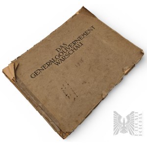 Album fotografico del secondo Reich tedesco/Warschau/Governo Generale di Varsavia Das Generalgouvernement Warschau Oldenburg 1918