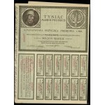 Republic of Poland (1918-1939), set of 3 bonds, 1920-1931, Warsaw