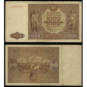 Poland, 1,000 zloty, 15.01.1946