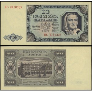 Polonia, 20 zloty, 1.07.1948