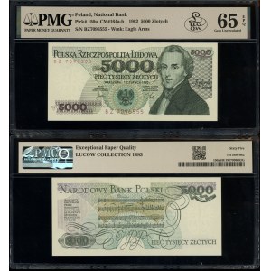 Poland, 5,000 zloty, 1.06.1982