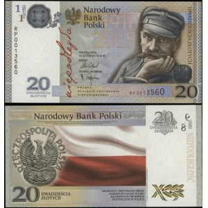 Poland, 20 zloty, 13.02.2018