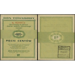 Polen, Gutschein über 5 Cents, 1.01.1960