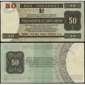 Polsko, poukázka na 50 USD, 1.10.1979