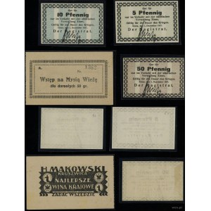 Greater Poland, set of 4 banknotes, 1917